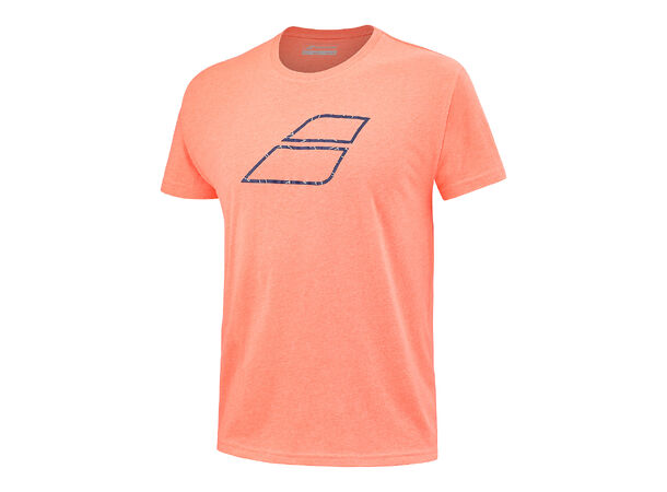 Babolat Exercise Big Flag Tee, Fluo XL T-skjorte Bomull