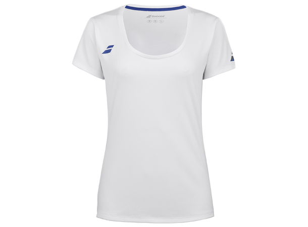 Babolat Play Cap Sleeve Topp Hvit S Teknisk T-Shirt / Spilletrøye